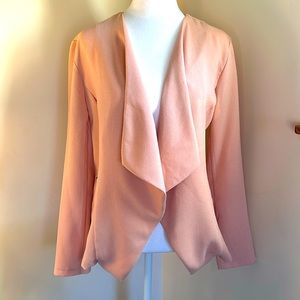 NWT Pink Blazer with Zipper pockets - Large